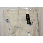 True Freedom "Stained" White Skinny Jeans Junior's Size 7 NWT Photo 3