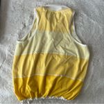 Lacoste Made in France Yellow Stripes Sleeveless Polo Photo 5