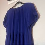 Knox Rose  Embroidered Tunic Blouse or Mini Dress Royal Blue Size Medium Photo 6