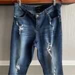Fashion to figure distressed stretch plus size jeans women’s 18 Photo 1
