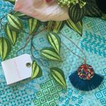 Simply Southern -  Fan w/ Sparkle Stones Necklace Photo 4