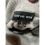 Verve Ami  Cowneck Heather Gray Sweater Sz L NWT Photo 2