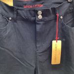 Sabrina Lauren Size 14W Black Stretch Cropped Pants. New With Tags. Photo 2