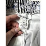 EUC Patchington Striped Hawaiian Floral Skort Coastal Grandma Nautical Size 14 Black Photo 6