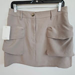 Wilfred Size 10 beige mini skirt with flap pockets Photo 0