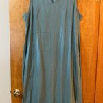 LL Bean Linen Rayon Blend Long Dress Sleeveless Modest Church Women’s Size 20 Photo 0