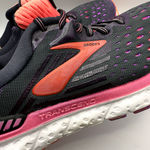 Brooks  Transcend 6 Running Shoes Women’s 9 Black Red Stability DNA Loft Photo 2