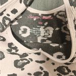 Suzette Collection Leopard Print Pink Crop Top Photo 2