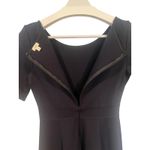 J.Crew Women’s Minimalist Fit & Flare Short Sleeve Cotton Dress 2 Black Photo 4