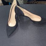 J.Crew  Classic Black Leather Suede Pumps Wo size 8 Made in Italy 3” Heel EUC Photo 5