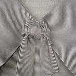 Daniel Cremieux Cremieux Vertical Striped Tie Front Dress Photo 3