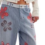 We The Free  Hot Tropics Cuffed Harem Pants Size 10 New with Tag MSRP $248 SOO Photo 3