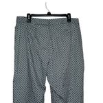 Talbots  Women's Pants Curvy Straight Leg‎ Crop Stretch Geometric Print Gray 14 Photo 8