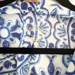 Lilly Pulitzer Amelia Island Tunic Top Cotton Blue White XS Photo 3