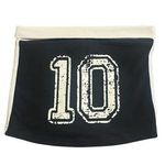 Like an angel  Tube Top Womens Size Large Black White Sports Cropped Sleeveless Photo 0