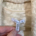 O'Neill O’Neill Dante Cream Colored Knit Open Cardigan with Fringe Sweater Photo 2