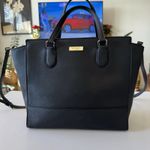 Kate Spade Laurel Way Hadlee Black Saffiano Leather Tote Crossbody Bag Photo 1