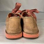 Johnston & Murphy  Bree Tan Perforated Suede Lace Up Shoes Peach‎ Womens 7.5 Photo 6