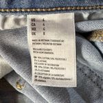 American Eagle  SZ 4 Shortie Jean Shorts Distressed Frayed Hems Stretch Low-Rise Photo 6