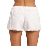 Rip Curl Women’s  white shorts. Sz medium Photo 0