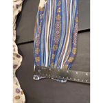 Free People  Floral Boho Hippie Gypsy Striped Lightweight Mini Sun Dress Small Photo 3