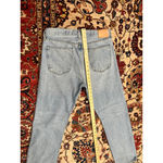 Women’s B Sides Blue Jeans Button Fly Light Wash Straight Leg Denim Jean Size 29 Photo 8