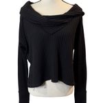 We The Free Free People Black Top Size L Photo 0