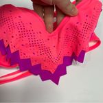 PINK - Victoria's Secret PINK Victoria’s Secret bikini top hot pink size small Photo 2