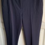 J.Crew Ankle Pants Black Cotton Stretch Size 6 Cropped Trousers Flat Front Photo 0
