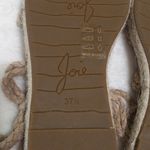 Joie  Ceasar Tan Suede Leather Gladiator Lace Up Espadrille Sandals NWOT Photo 13