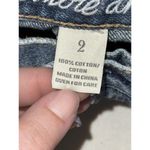 Abercrombie & Fitch NEW Blue Denim Distressed Low Rise Capris Jean Shorts Size 2 Photo 3