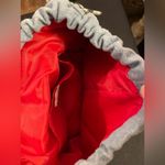 Icing Y2K light wash distressed mini backpack with American flag appliqué. NWOT Photo 7