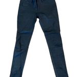 DL1961  Womans Black Emma Power Legging Leather Coated Jeans Size 27 Photo 0