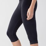 Lululemon In The Flow Crop II Heathered Grey Size S/M Photo 2