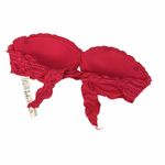 TEZENIS Pink Crochet Tie back bra Top Size 32 Photo 1