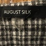 August Silk  Black and White Checkered Jacket Photo 2