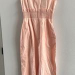 FANM MON BAHAR MIDI DRESS Marassa Collection Peach Size Small Orange Photo 5