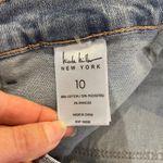 Nicole Miller Soho High Rise Ankle Slim Jeans Distressed Light Wash Size 10 Photo 5