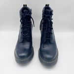 Dr. Martens Persephone Milled Nappa Chunky Heel Boots Size 10 Black Photo 4