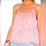 Diane Von Furstenberg  Coral 'Baylee' Print Silk Tank Size Large Photo 0