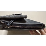 Steve Madden  Jodie Crossbody Purse Bag Gray Quilted‎ Nylon Adjustable Strap Logo Photo 3