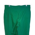 Roz & Ali Kelly Green Stretchy Pull On Pant SZ 4 Rhinestone Bow Ankle Details Photo 9
