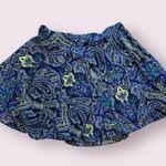 INC International Concepts Skirt Blue Paisley Circle Size Large Photo 1