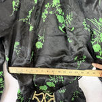 ZARA Jacquard Dress Long Sleeved Black and Green Belted Size S NWT Blogger Fave Photo 10