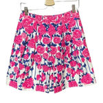 Vineyard Vines Vineyard Vines for the Kentucky Derby Lipstick Pink Rose Floral Skirt Size 4 Photo 0