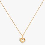 Kate Spade  Shining Spade Gold Tone Spade Mini Pendant Necklace Photo 0