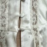 Victoria's Secret Victoria’s Secret gold label vintage bridal ivory satin babydoll lingerie small Photo 2