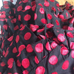 Lovers + Friends Blythe Mini Dress Black Red Polka Dot Medium Photo 9