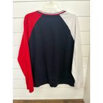 Tommy Hilfiger Women's 2XL Colorblock Crewneck Sweatshirt Multicolor Photo 2