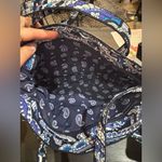 Vera Bradley Navy and White Paisley Shoulder Bag Photo 2